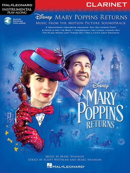 Mary Poppins Returns for Clarinet: Instrumental Play-Along Series