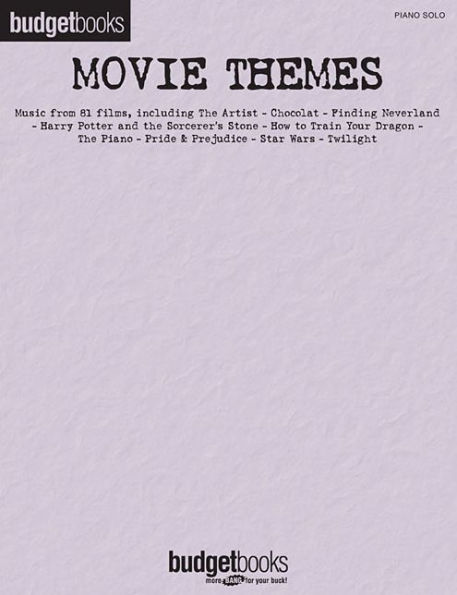 Movie Themes: Budget Books