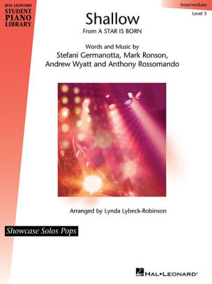 Shallow From A Star Is Born Showcase Solos Pops Intermediate Level 5paperback - 