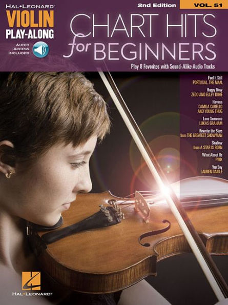 Chart Hits for Beginners: Violin Play-Along Volume 51