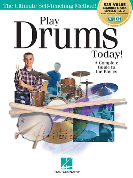 Play Drums Today! All-in-One Beginner's Pack: Includes Book 1, Book 2, Audio & Video