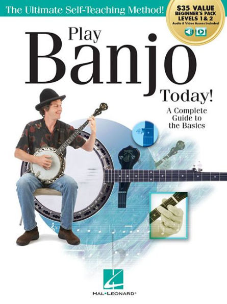 Play Banjo Today! All-in-One Beginner's Pack: Includes Book 1, Book 2, Audio & Video
