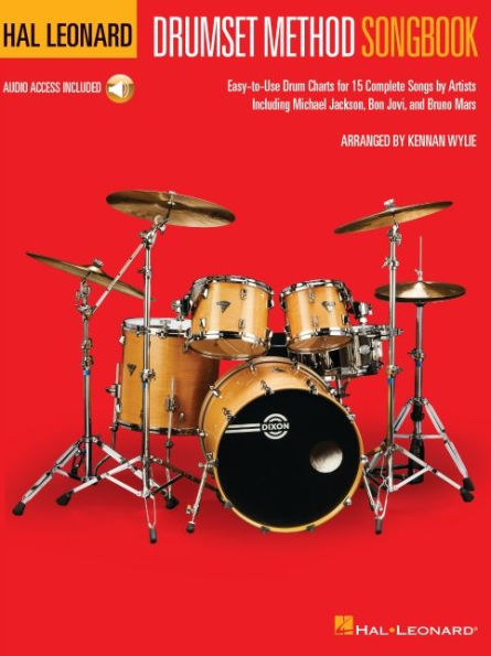 Hal Leonard Drumset Method Songbook: Easy-to-Use Drum Charts for 15 Complete Songs