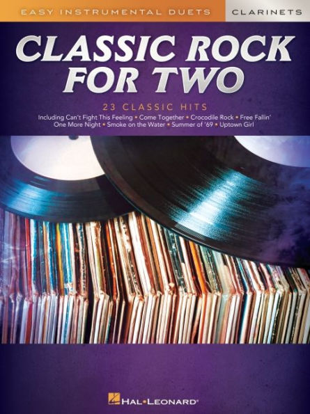 Classic Rock for Two Clarinets: Easy Instrumental Duets
