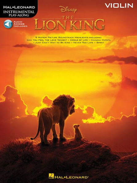 The Lion King for Violin: Instrumental Play-Along