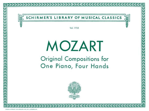 Original Compositions for Piano, 4 Hands: Schirmer Library of Classics Volume 1735 National Federation of Music Clubs 2024-2028 Piano Duet
