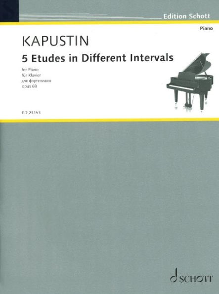 5 Etudes in Different Intervals, Op. 68: Piano