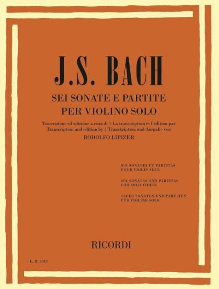 Sei Sonate E Partite (6 Sonatas and Partitas) for Violin Solo