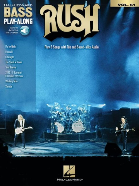 Rush - Hal Leonard Bass Play-Along Volume 61: Play 8 Songs with Tab and Sound-Alike Audio