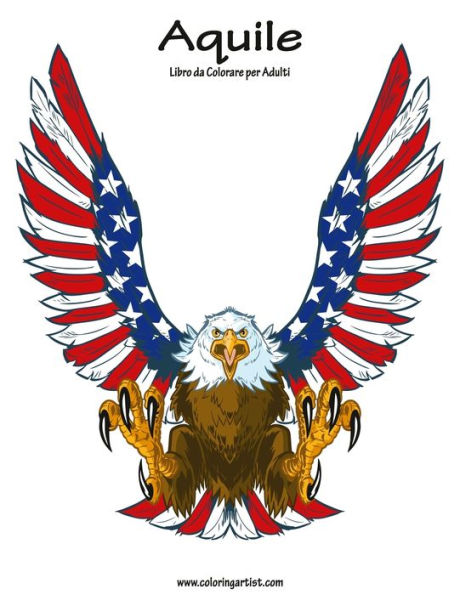 Aquile Libro da Colorare per Adulti 1