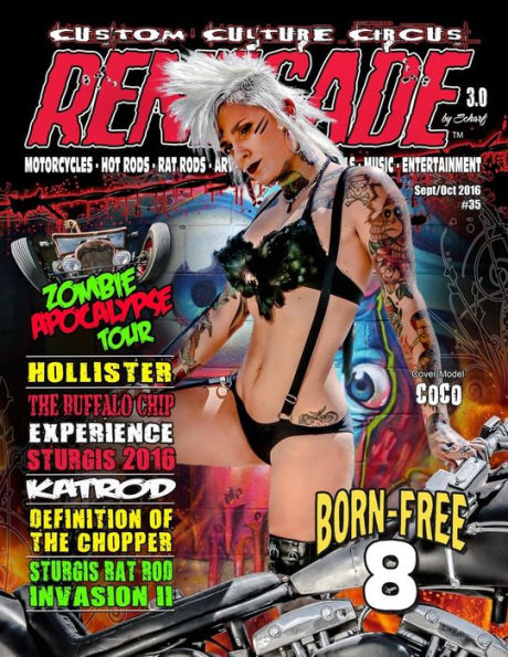 Renegade Magazine Issue 35: Renegade magazine is a kustom kulture publication featuring custom motorcycles, rat rods, artist pin-ups and more wild characters from the Kustom Kulture