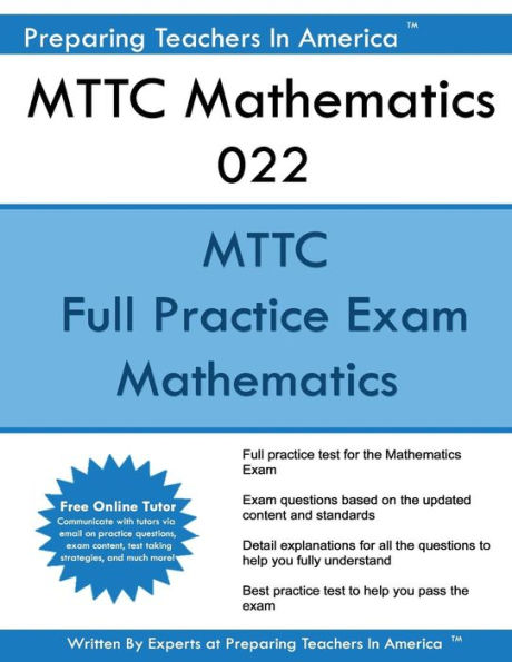 MTTC Mathematics 022: MTTC Math Michigan Test For Teacher Certification