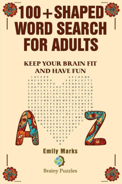 100+ Shaped Word Search for Adults: Keep you brain fit and have fun