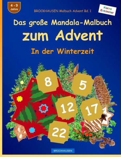 BROCKHAUSEN Malbuch Advent Bd. 1 - Das große Mandala-Malbuch zum Advent: In der Winterzeit