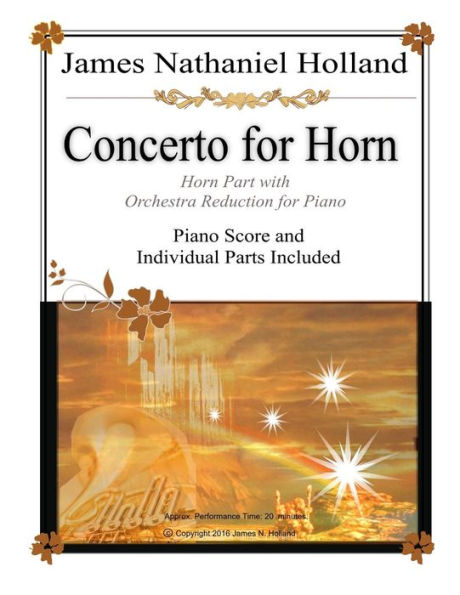 Concerto for Horn: Horn Part with Orchestra Reduction for Piano