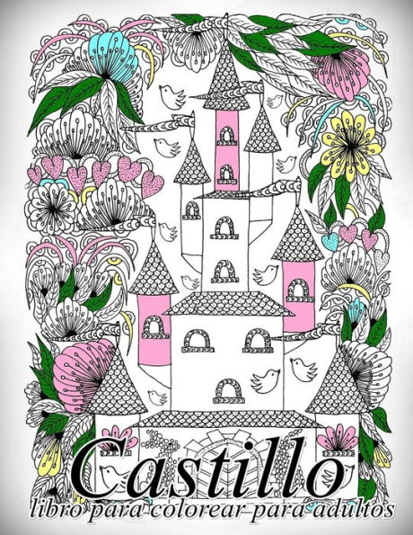 Castillo: libro para colorear para adultos