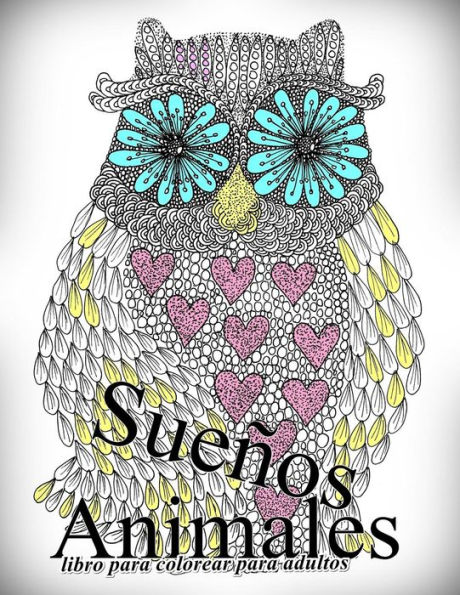 Sueños Animales: libro para colorear para adultos