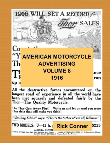 American Motorcycle Advertising Volume 8: 1916