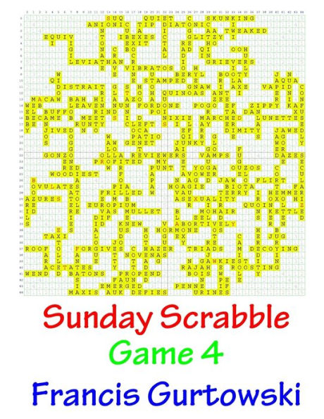 Sunday Scrabble Game 4