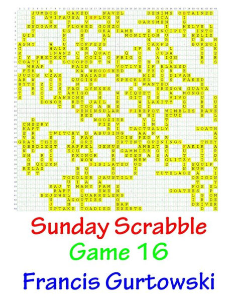 Sunday Scrabble Game