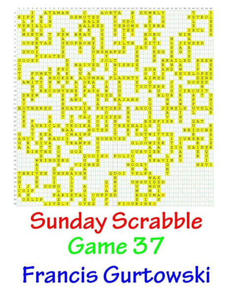 Sunday Scrabble Game 37