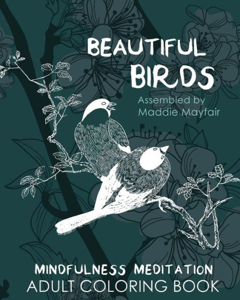 Beautiful Birds Mindfulness Meditation Adult Coloring Book