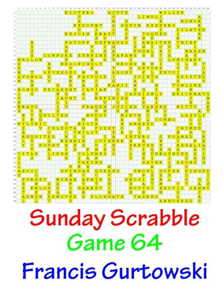 Sunday Scrabble Game 64