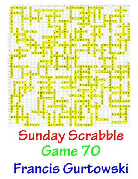 Sunday Scrabble Game 70