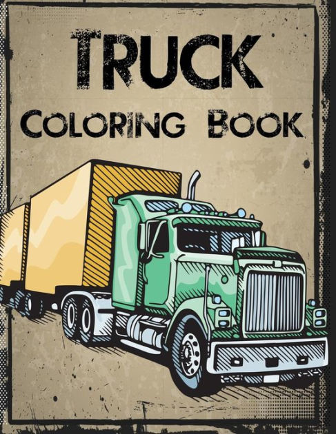 83+ Coloring Book Truck Picture HD