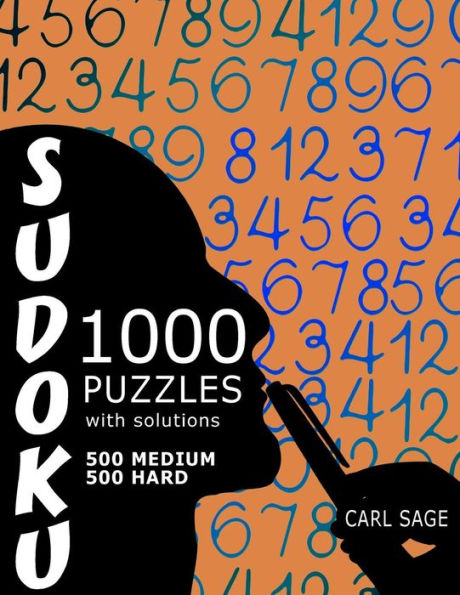 Sudoku Puzzle Book, 1,000 Puzzles, 500 Medium and 500 Hard, With Solutions: Get Your Playing To The Next Level