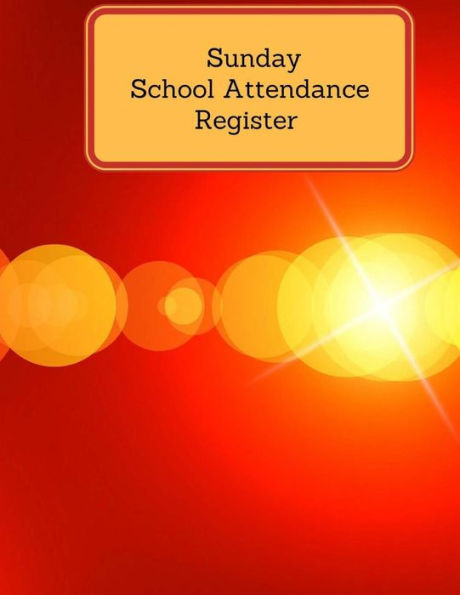 Sunday School Attendance Register