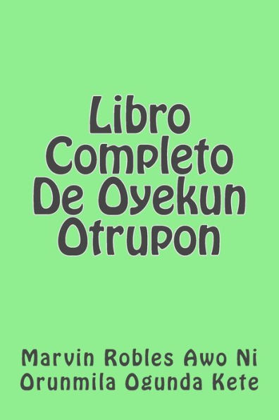 Libro Completo De Oyekun Otrupon