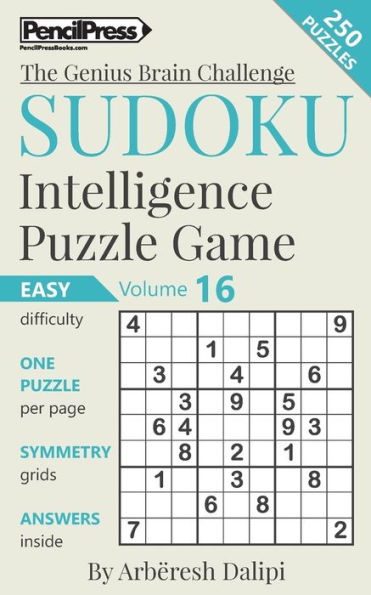 Sudoku Puzzle Books Volume 17. Easy. Sudoku Intelligence Puzzle Game