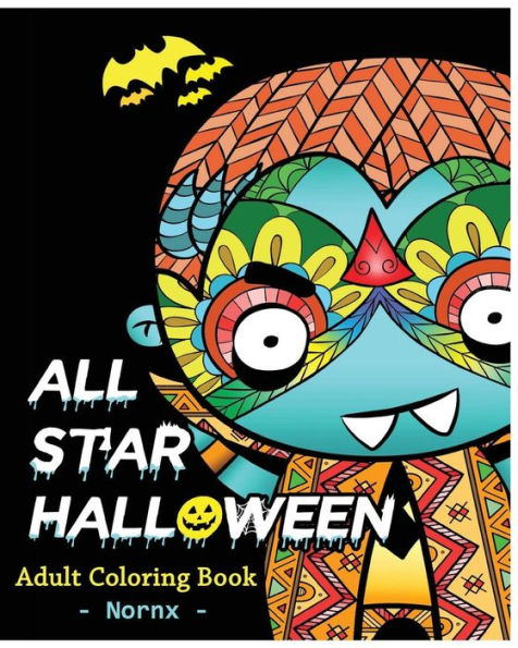 All Star Halloween Coloring Book For Adult: Halloween Coloring Books for Grown-Ups Adult