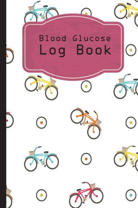 blood glucose log book portable 6 x 9 inches diabetic food journal
