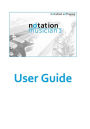 notation musician 3 Users Guide: notation musician 3 Users Guide