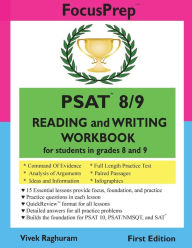 Title: PSAT 8/9 READING and WRITING Workbook: for students in grades 8 and 9, Author: Vivek Raghuram