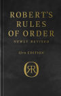 Robert's Rules of Order Newly Revised, Deluxe 12th edition