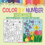 Color by Number: Nature Edition - Math Workbooks Children's Math Books