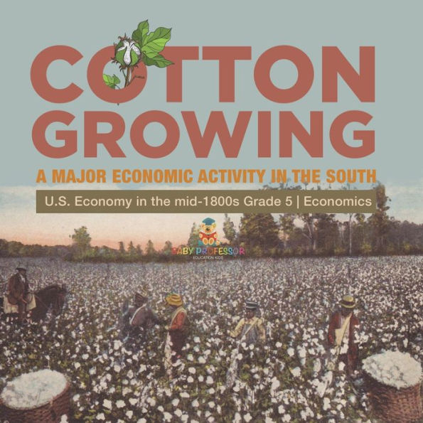 Cotton Growing: A Major Economic Activity the South U.S. Economy mid-1800s Grade 5 Economics