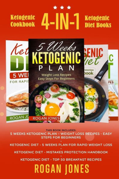 Ketogenic Cookbook: 4-in-1 Ketogenic Diet Books