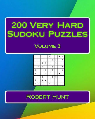 200 Very Hard Sudoku Puzzles Volume 3 Very Hard Sudoku Puzzles For Advanced Playerspaperback - 