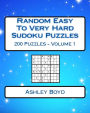 Random Easy To Very Hard Sudoku Puzzles