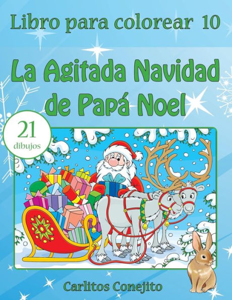 Libro para colorear La Agitada Navidad de Papï¿½ Noel