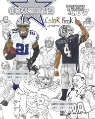 Title: Ezekiel Elliott and the Dallas Cowboys: Then and Now: The Ultimate Football Coloring, Activity and Stats Book for Adults and Kids, Author: Anthony Curcio
