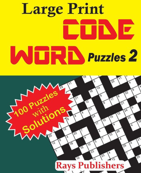 Large Print Code Word Puzzles 2