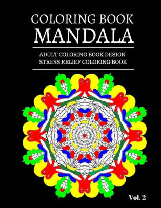 Coloring Book Mandala Adult Coloring Book Design Stress Relief Book 50 Pages 85x11paperback - 