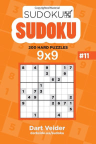 Title: Sudoku - 200 Hard Puzzles 9x9 (Volume 11), Author: Dart Veider