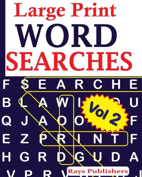 Large Print WORD SEARCHES Vol 2