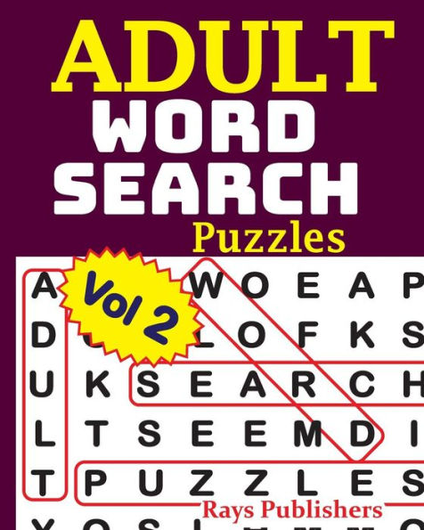 ADULT WORD SEARCH Puzzles Vol 2